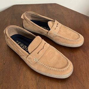 Cole Haan Claude tan suede penny loafers Size 10M 10.5?